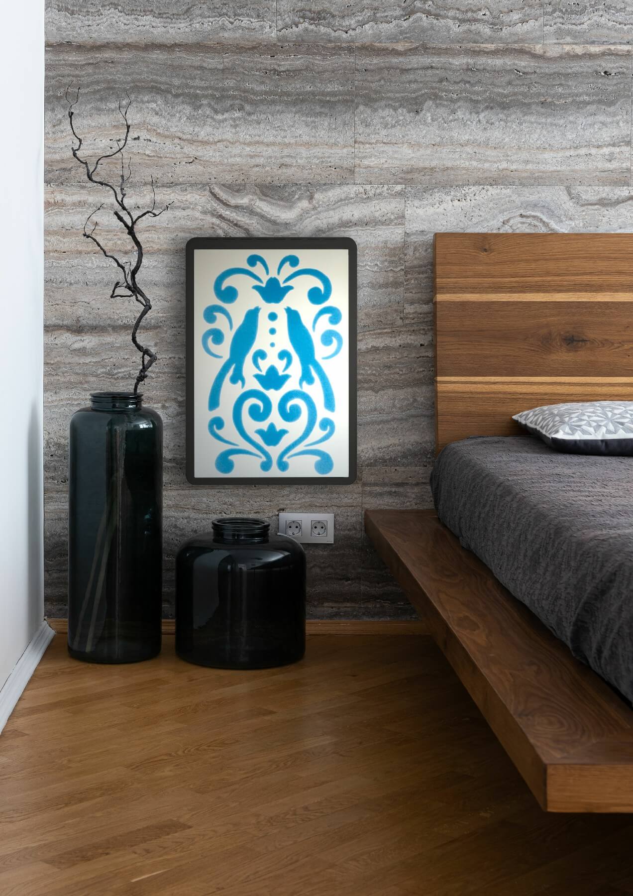 MAX Lava stone electric radiator, canto-inverno