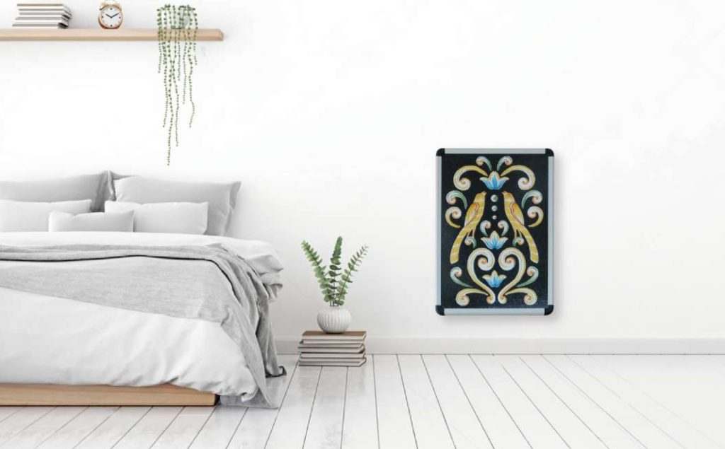 MAX Electric Radiators in Lava, natural radiant heating
